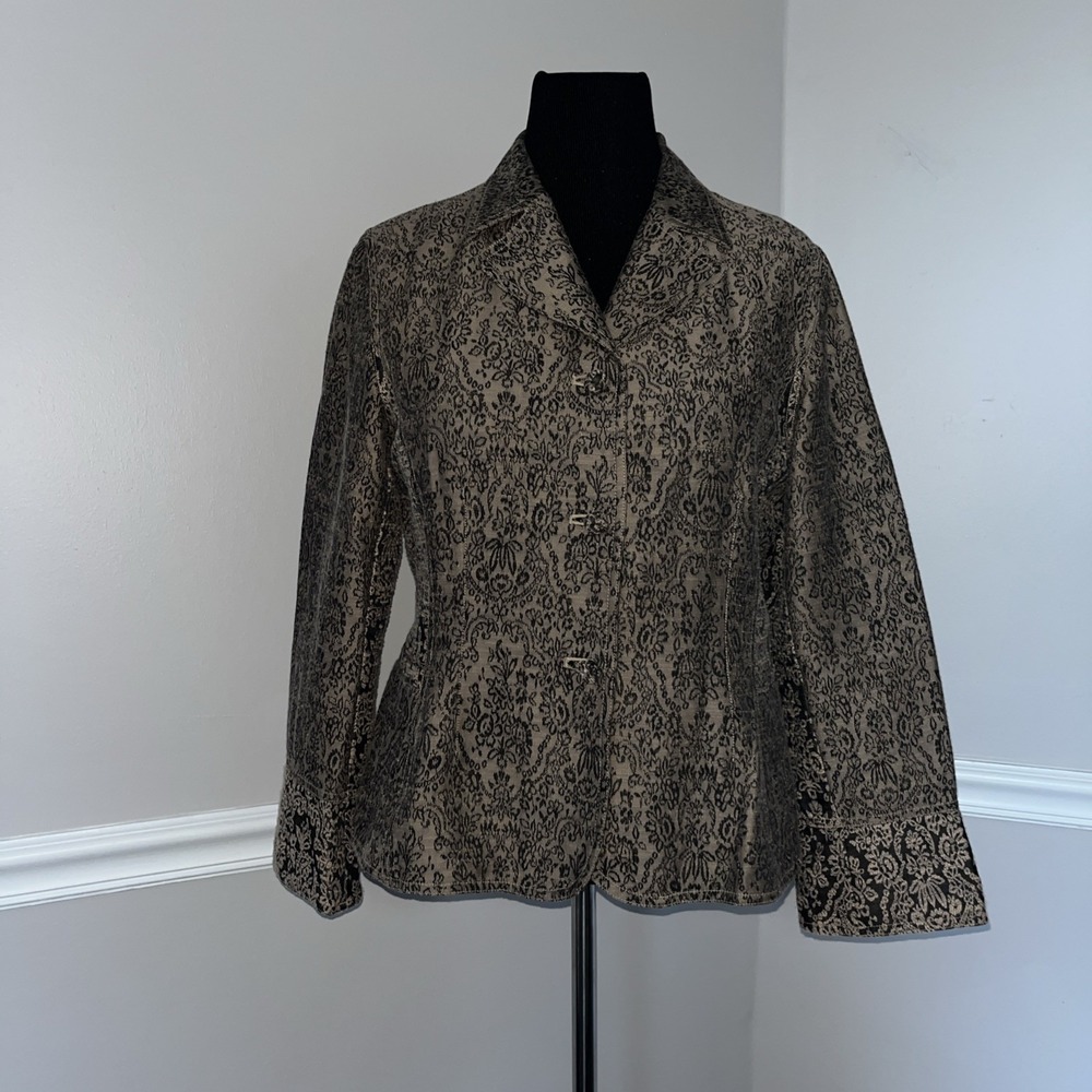 J.Jill Womens Blazer Size L 12 Holiday Party‎ Designer Evening Wear - Picture 6 of 13